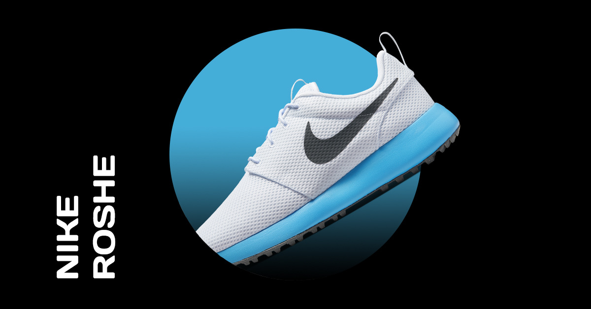 Nike roshe best sale run blue white